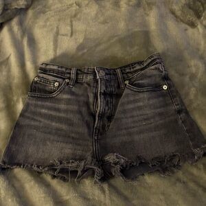 Lucky Brand Black Denim Shorts